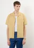 Short Sleeve Cuban Shirt | Linen | Tan sold by Percival