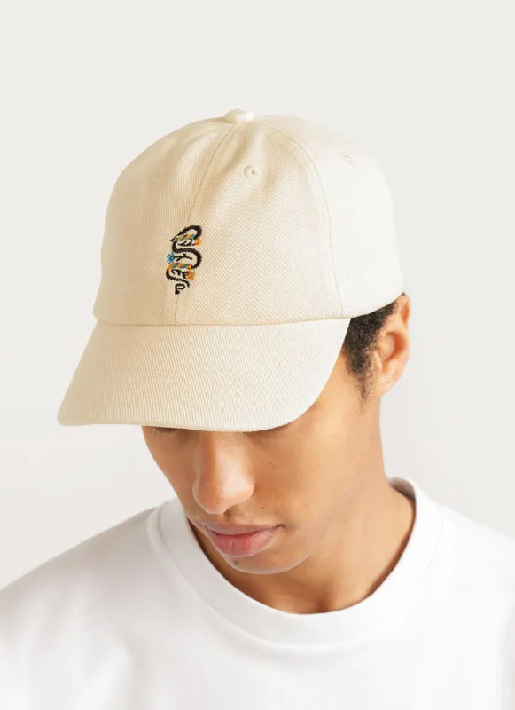 Snake Cap | Cotton | Ecru sold by Percival