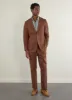 Tailored Linen Blazer | Espresso sold by Percival