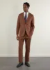 Tailored Linen Blazer | Espresso sold by Percival