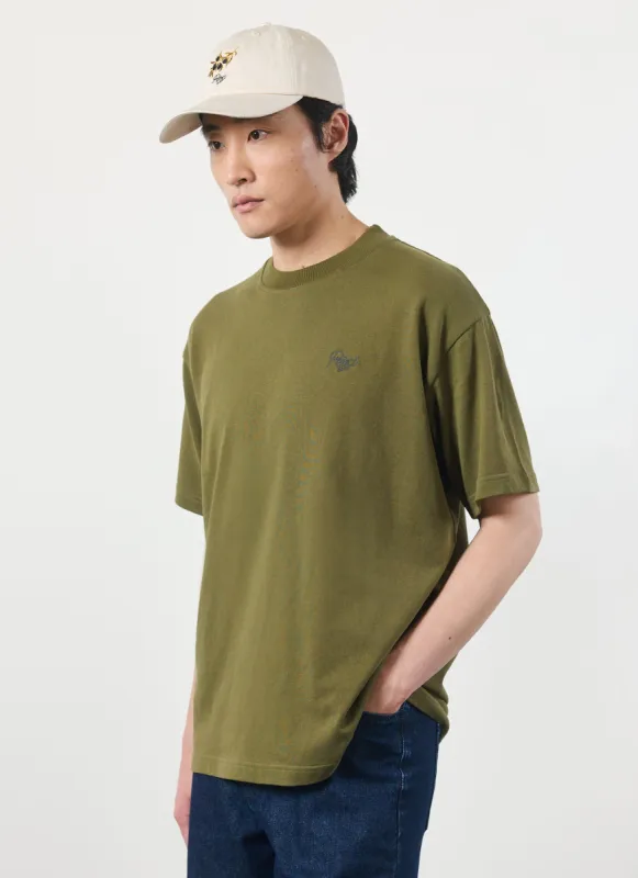 Perci Oversized T Shirt | Organic Cotton | Olive sold by Percival