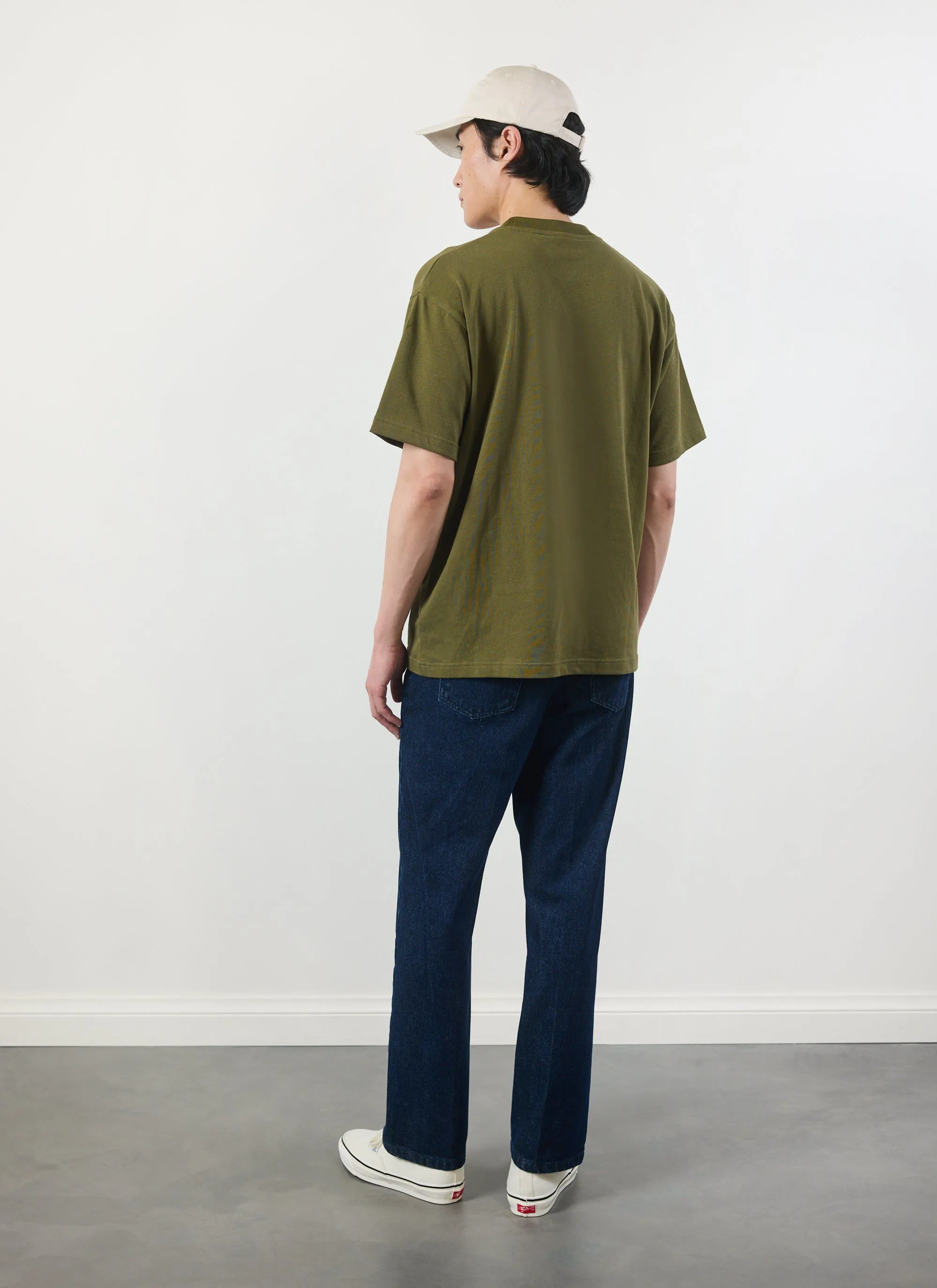 Perci Oversized T Shirt | Organic Cotton | Olive sold by Percival product image thumbnail 3