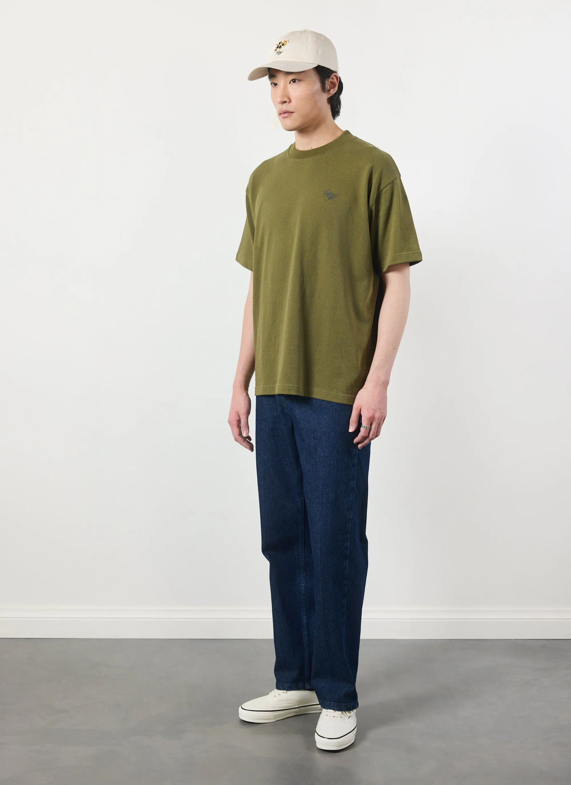 Perci Oversized T Shirt | Organic Cotton | Olive sold by Percival product image thumbnail 4
