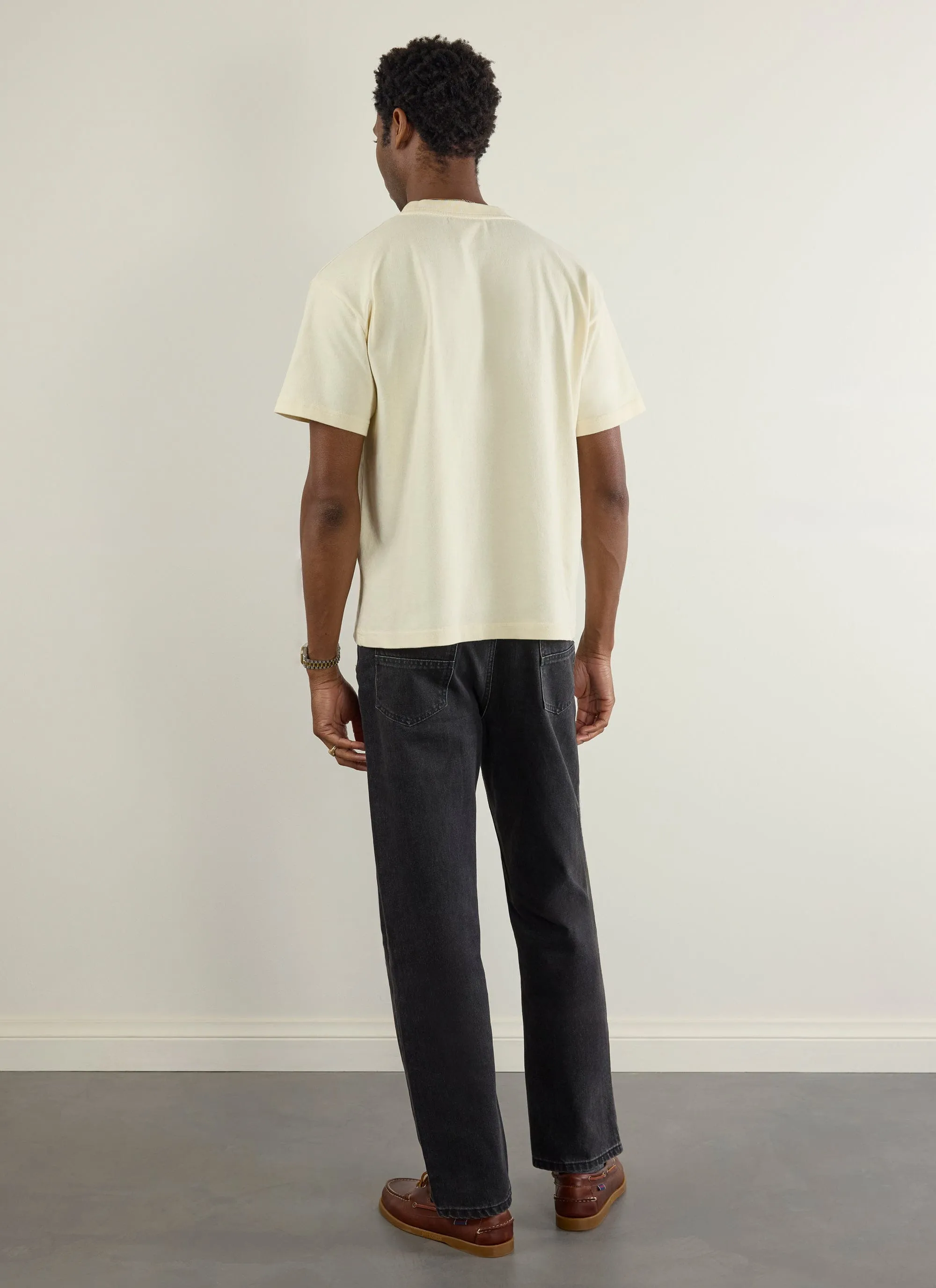 Perci Oversized T Shirt | Organic Cotton | Ecru sold by Percival product image thumbnail 3