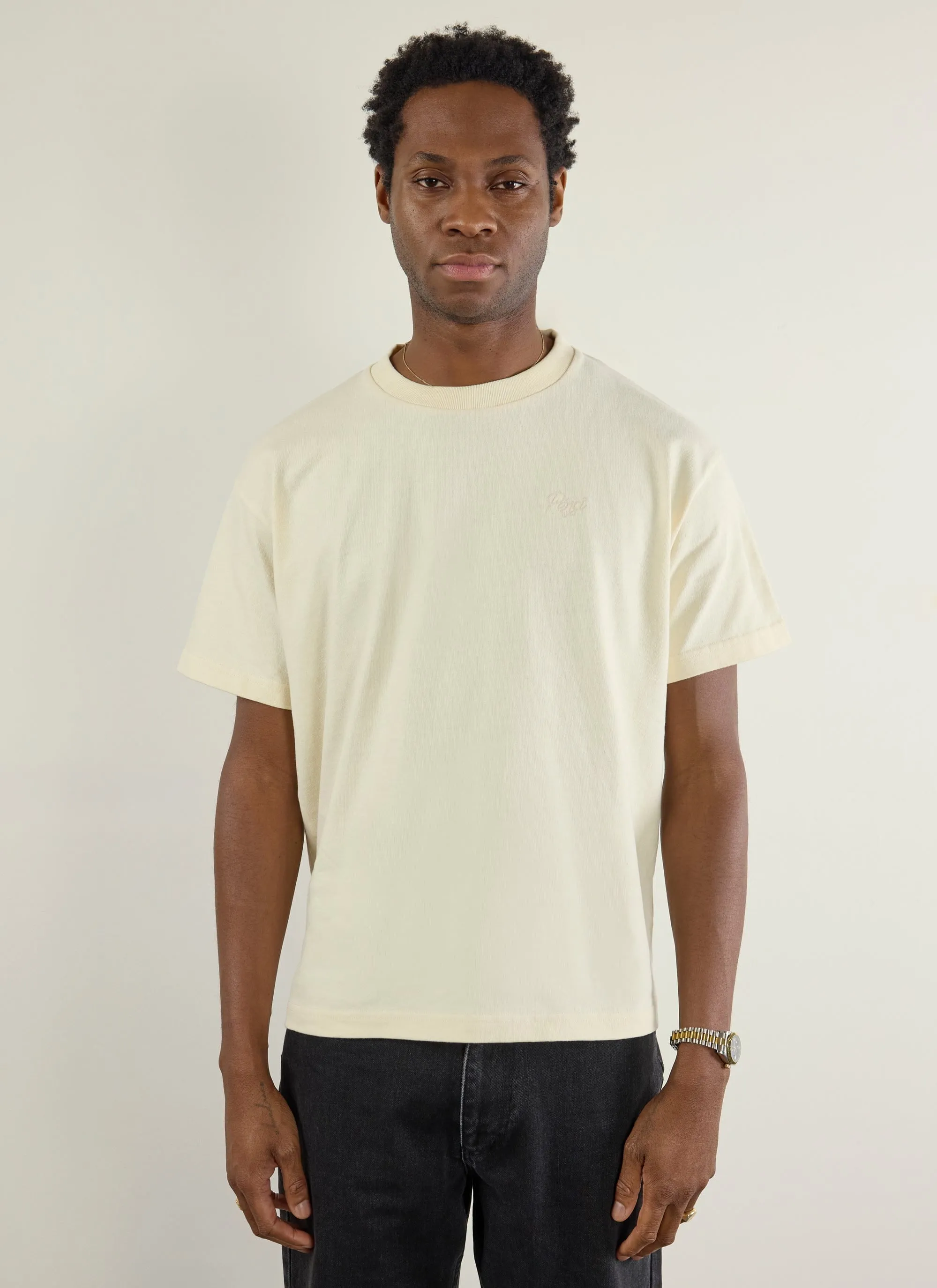 Perci Oversized T Shirt | Organic Cotton | Ecru sold by Percival