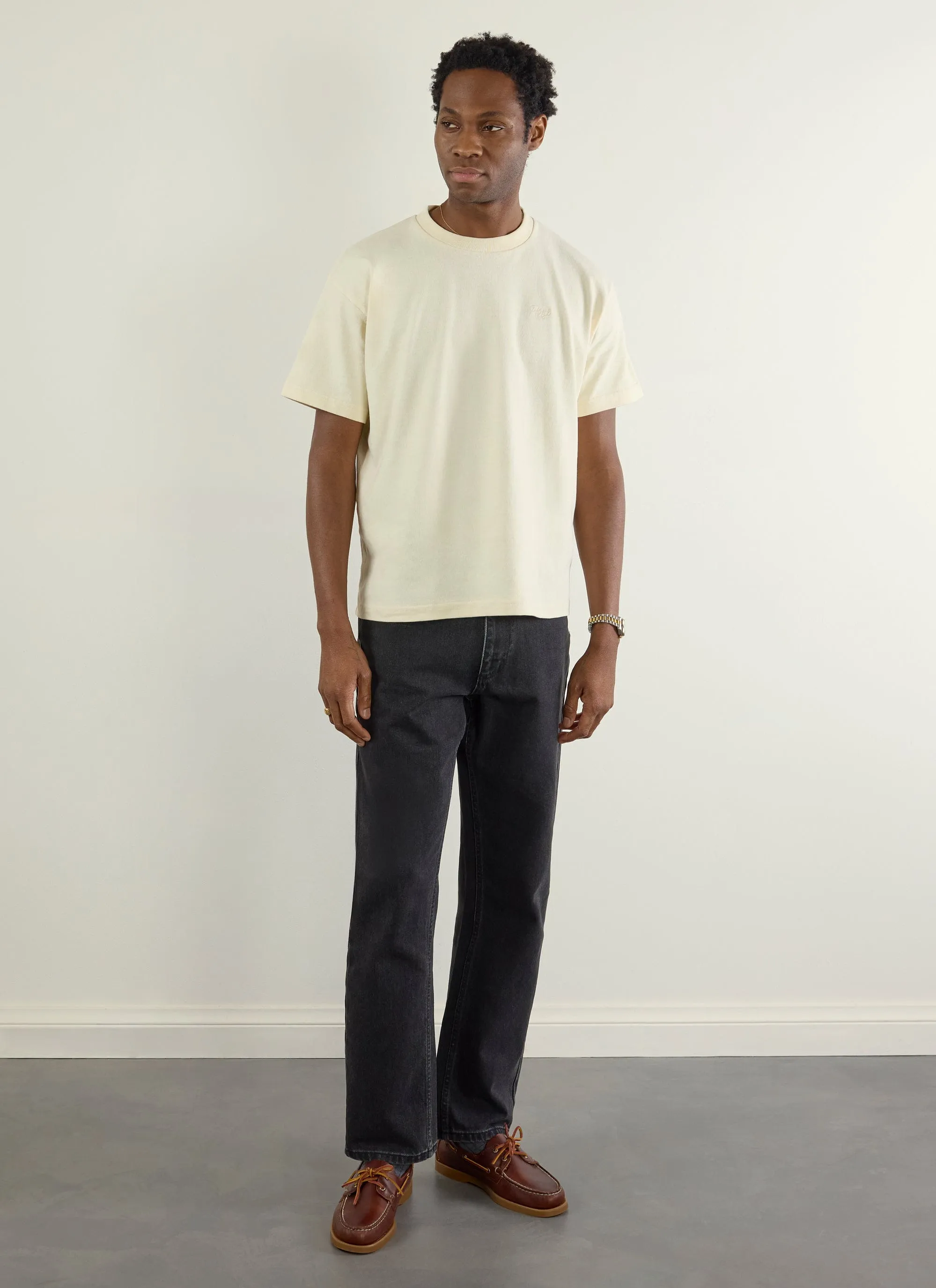 Perci Oversized T Shirt | Organic Cotton | Ecru sold by Percival product image thumbnail 2