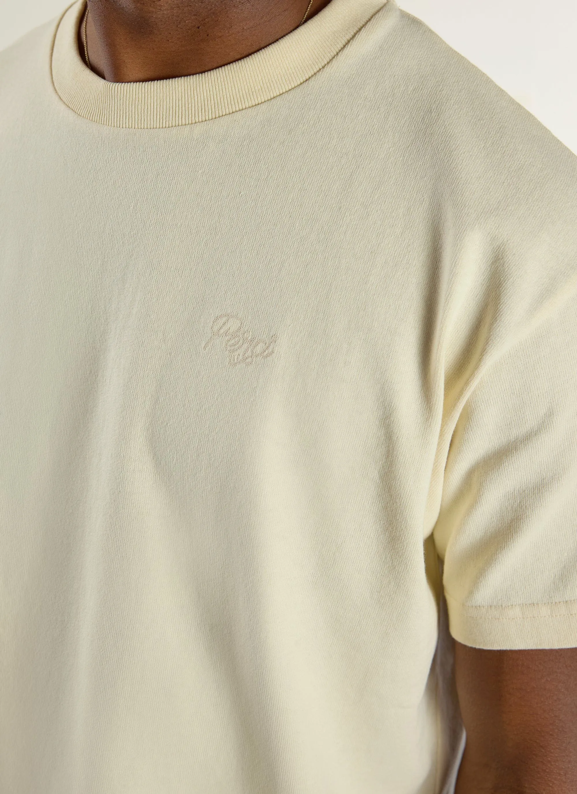 Perci Oversized T Shirt | Organic Cotton | Ecru sold by Percival product image thumbnail 4