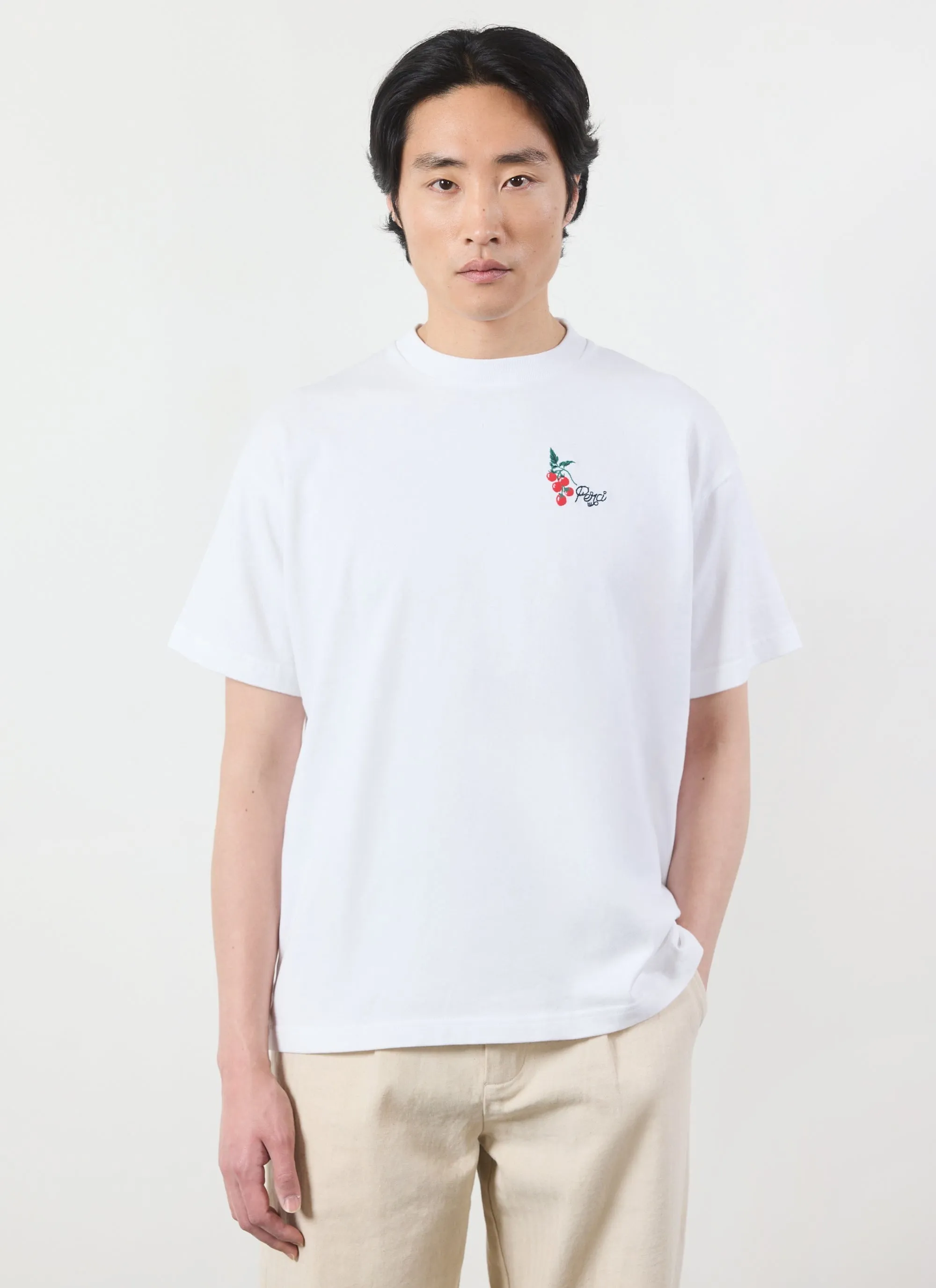 Tomato T Shirt | Organic Cotton | White sold by Percival product image thumbnail 2