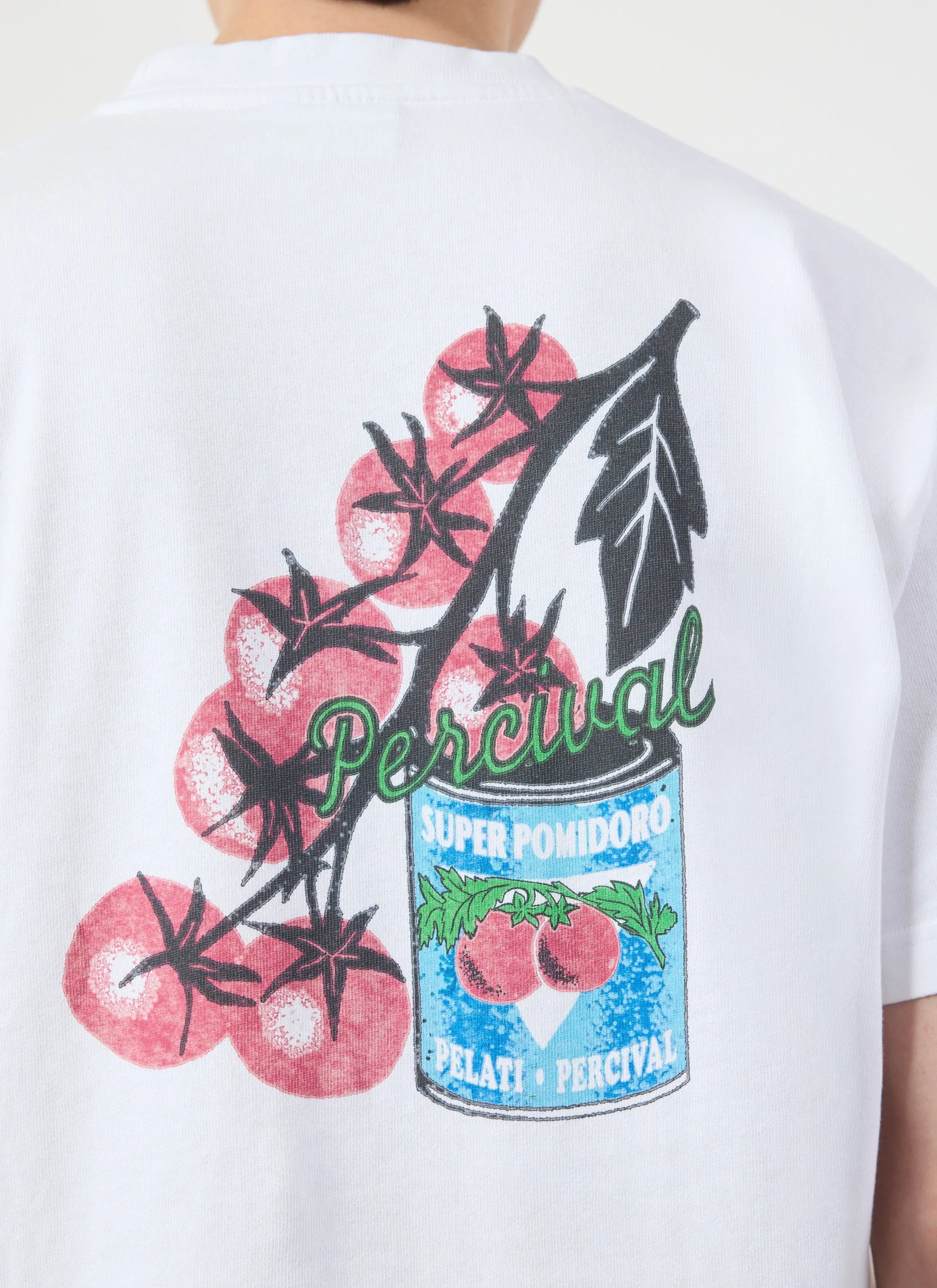 Tomato T Shirt | Organic Cotton | White sold by Percival