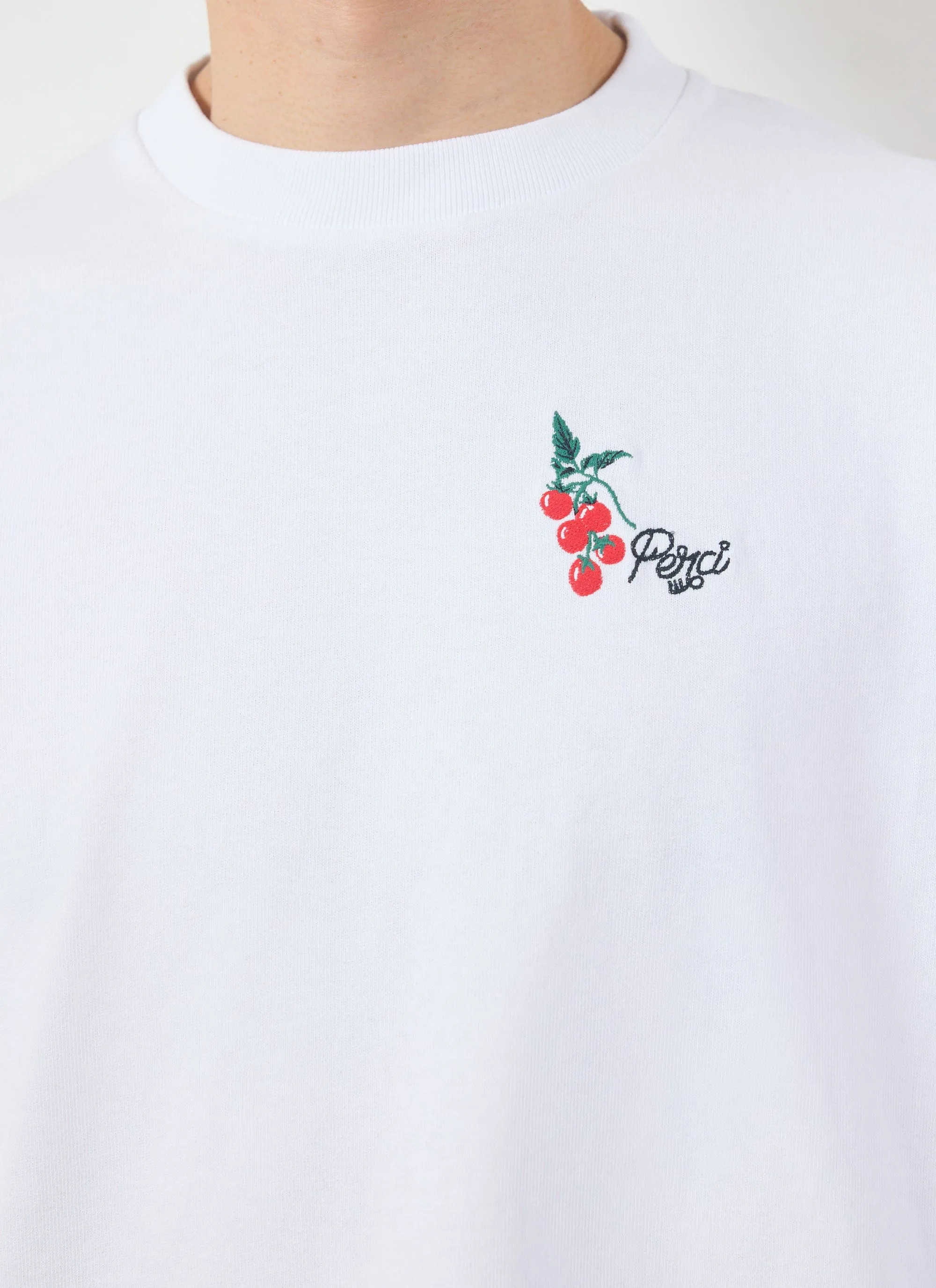 Tomato T Shirt | Organic Cotton | White sold by Percival product image thumbnail 3