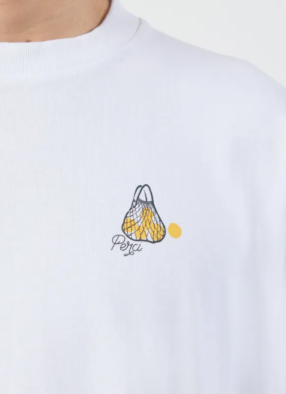 Arancia Oversized T Shirt | Organic Cotton | White sold by Percival