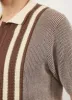 Teramo Knitted Polo Shirt | Ecru sold by Percival