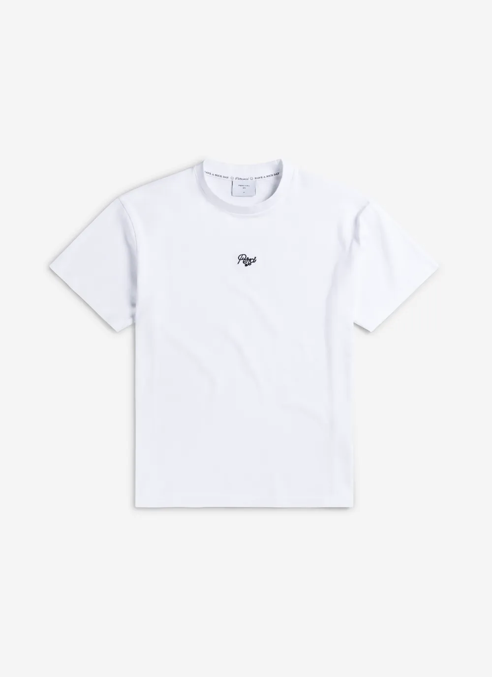 Tiger T Shirt | Embroidered Organic Cotton | White sold by Percival product image thumbnail 2