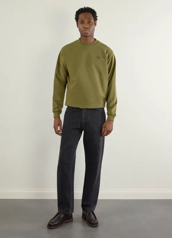 Perci Sweatshirt | Organic Cotton | Olive sold by Percival