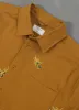 Olive Overshirt | Cotton | Rust sold by Percival