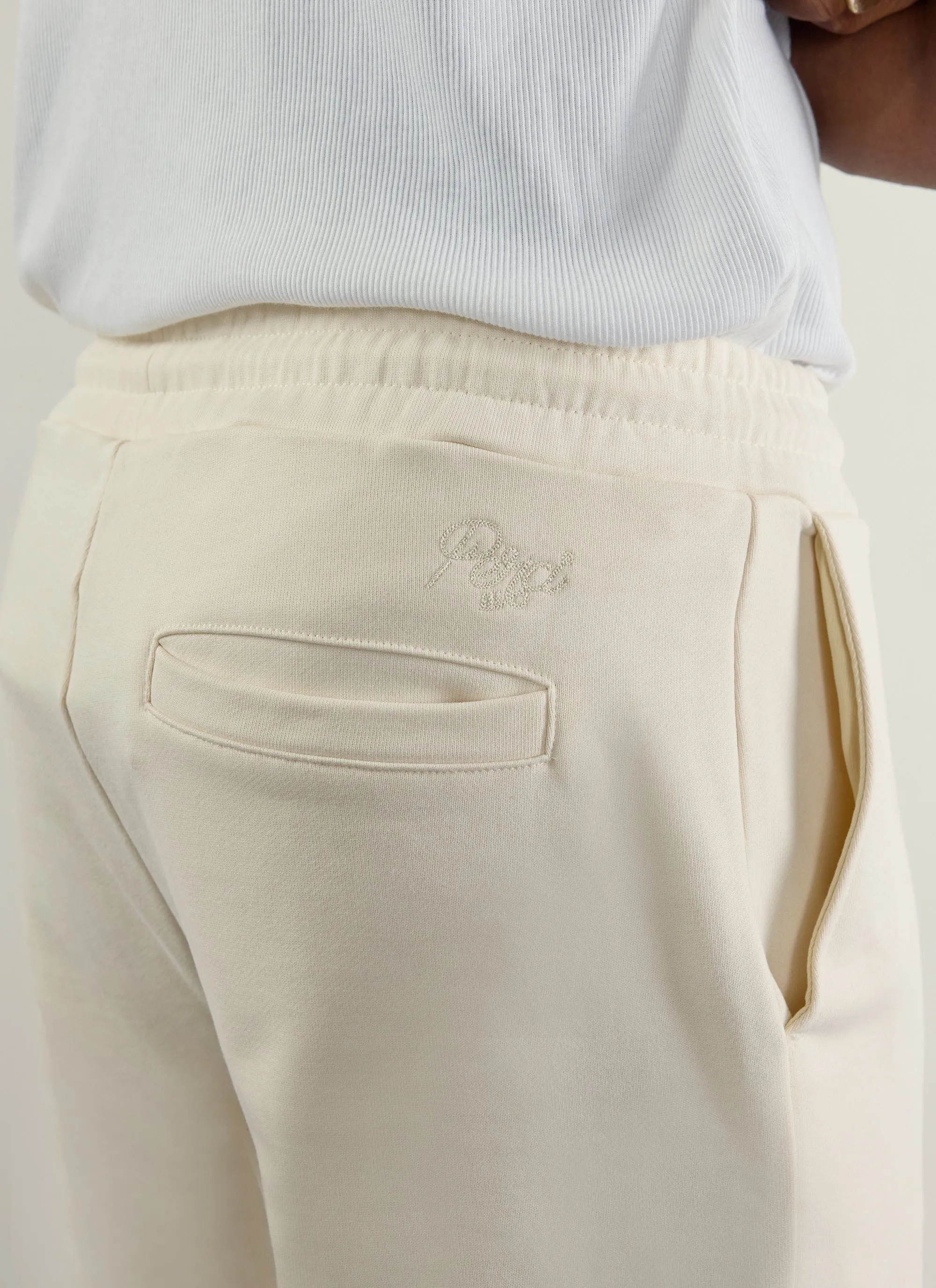 Perci Straight Leg Trackpants | Cotton | Ecru sold by Percival product image thumbnail 5