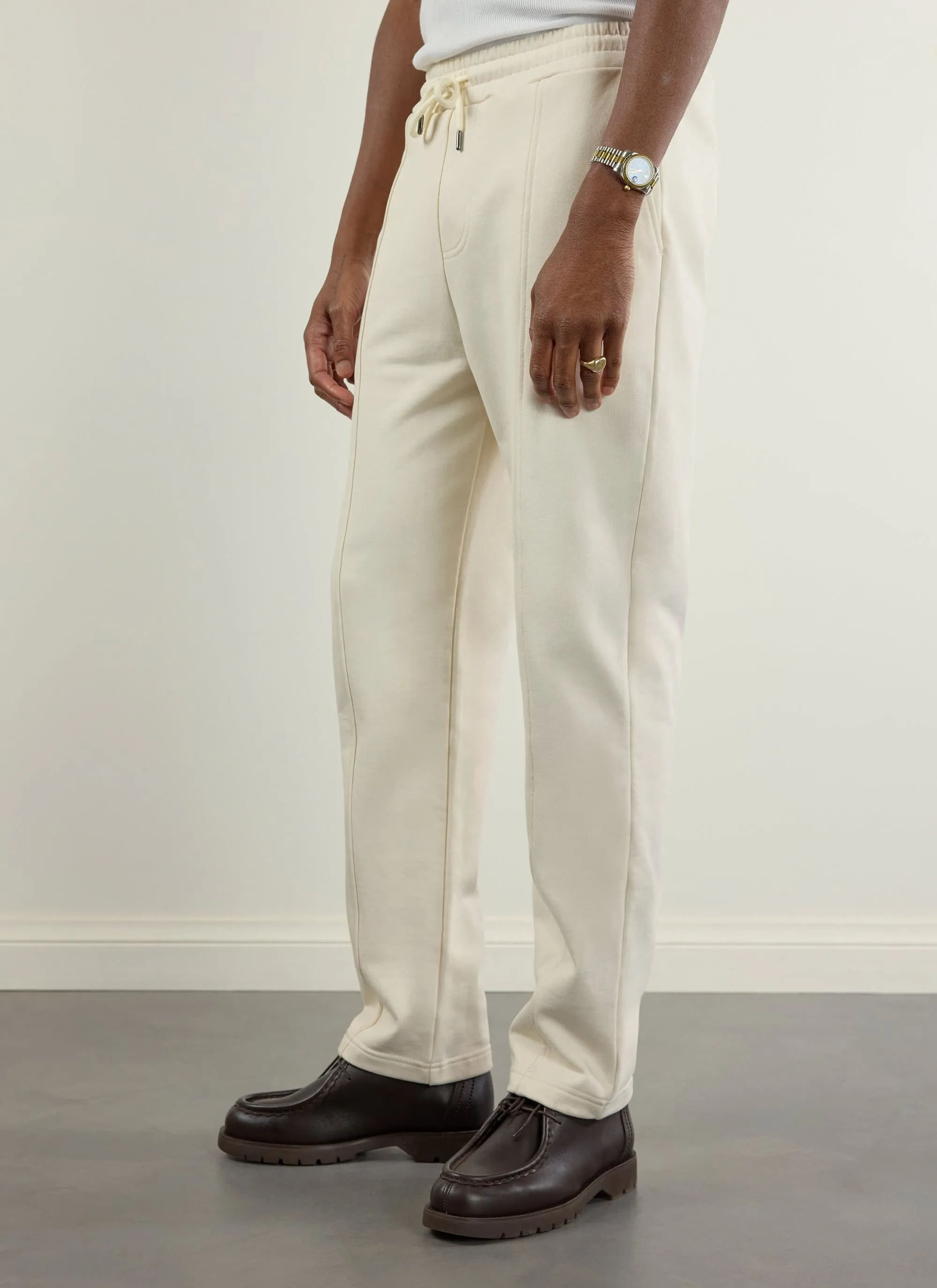 Perci Straight Leg Trackpants | Cotton | Ecru sold by Percival product image thumbnail 3