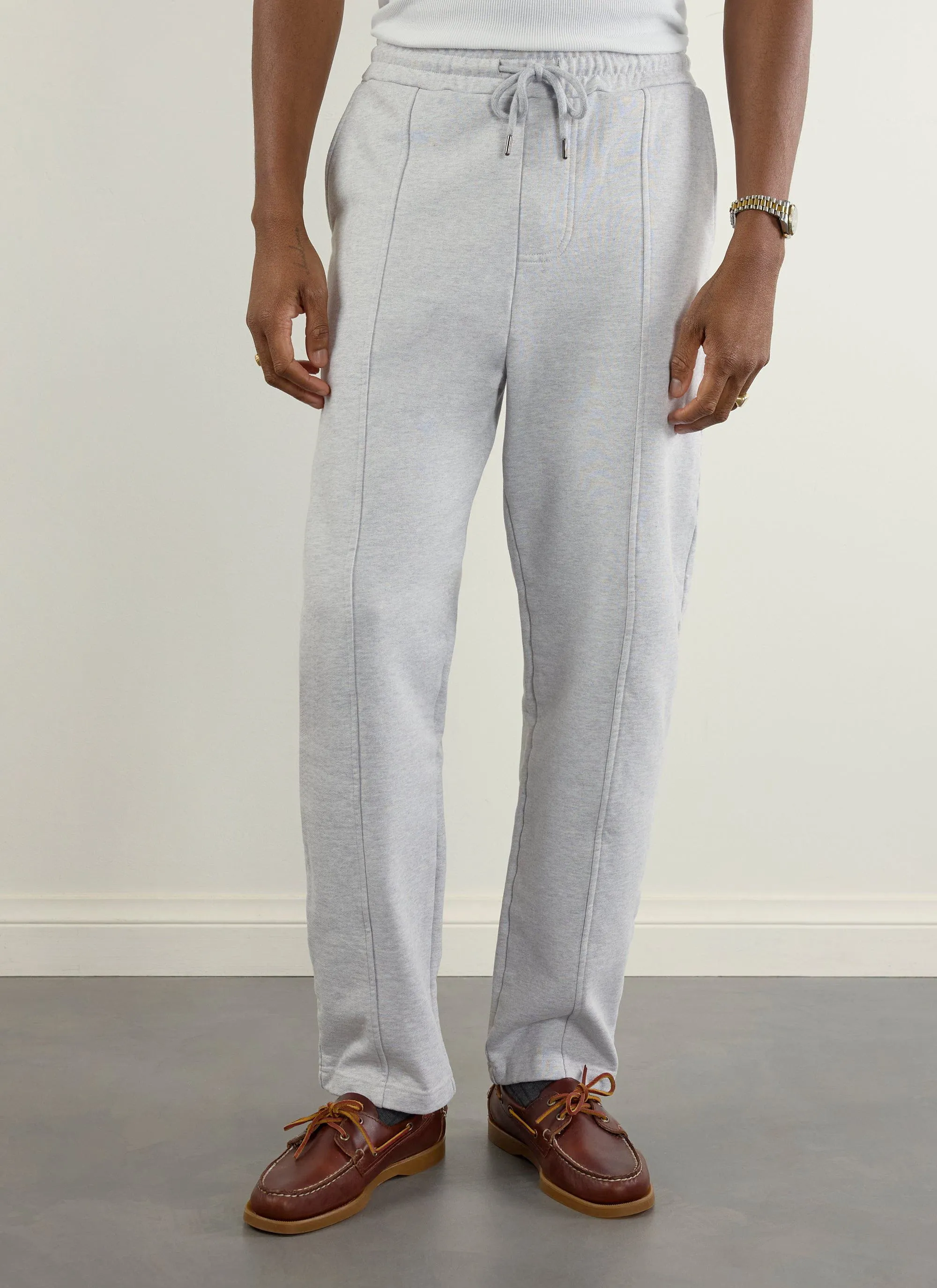 Perci Straight Leg Trackpants | Cotton | Athletic Grey sold by Percival product image thumbnail 4