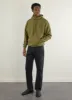 Tomato Hoodie | Embroidered Organic Cotton | Olive sold by Percival