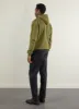 Tomato Hoodie | Embroidered Organic Cotton | Olive sold by Percival