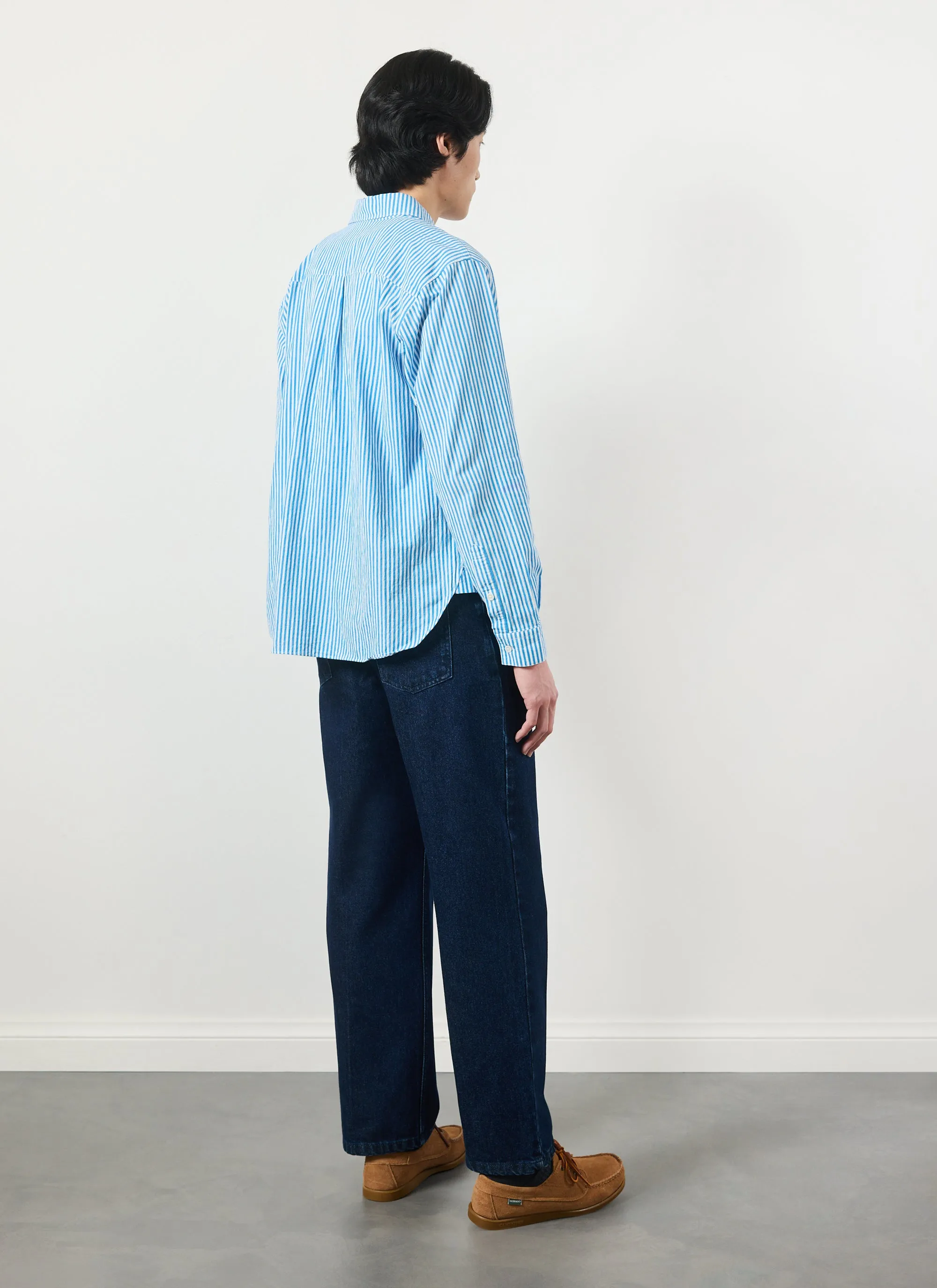 Olive Pearce Shirt | Cotton | Blue sold by Percival product image thumbnail 4