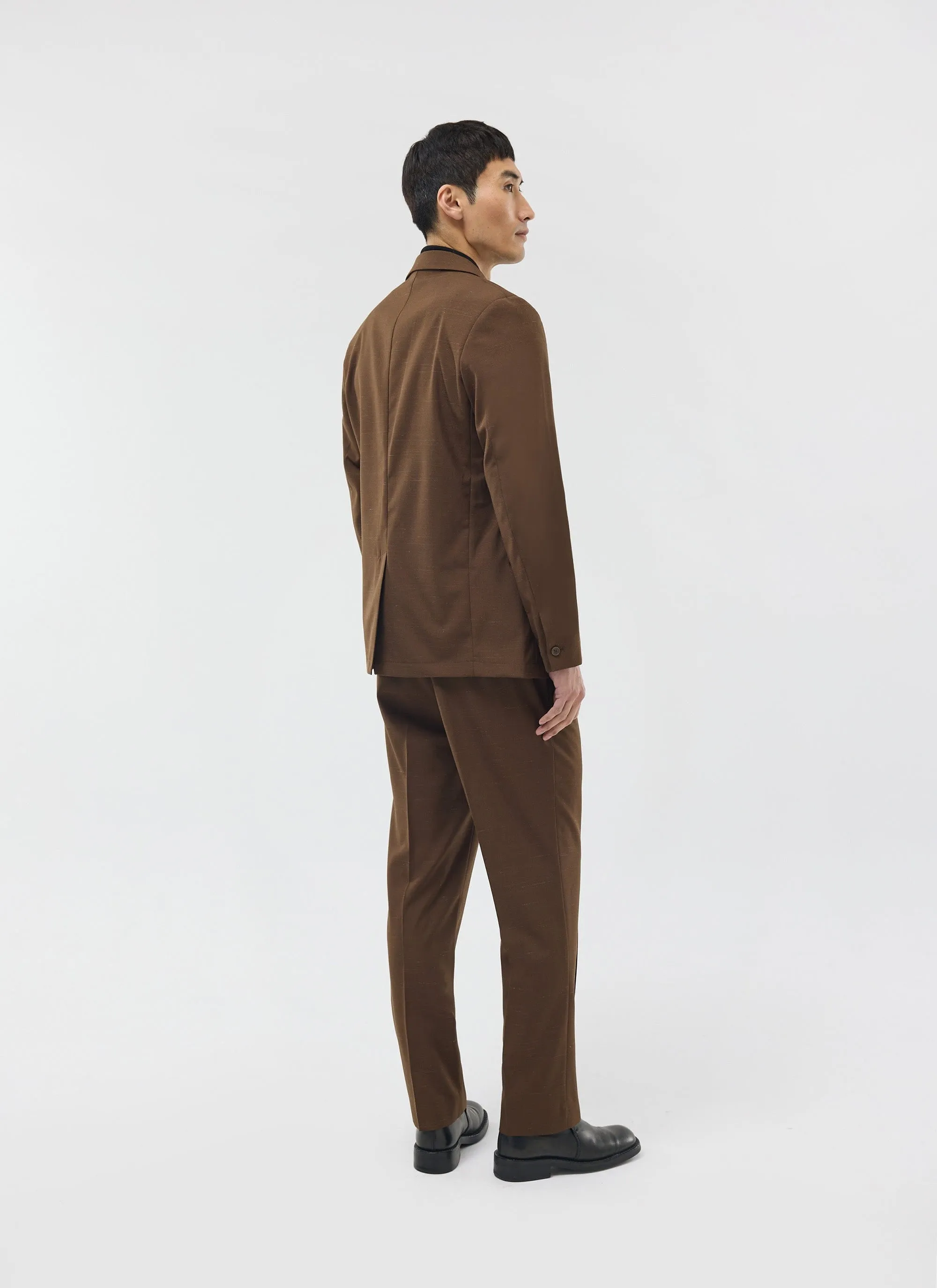 Trentino Tailored Blazer | Brown sold by Percival product image thumbnail 4