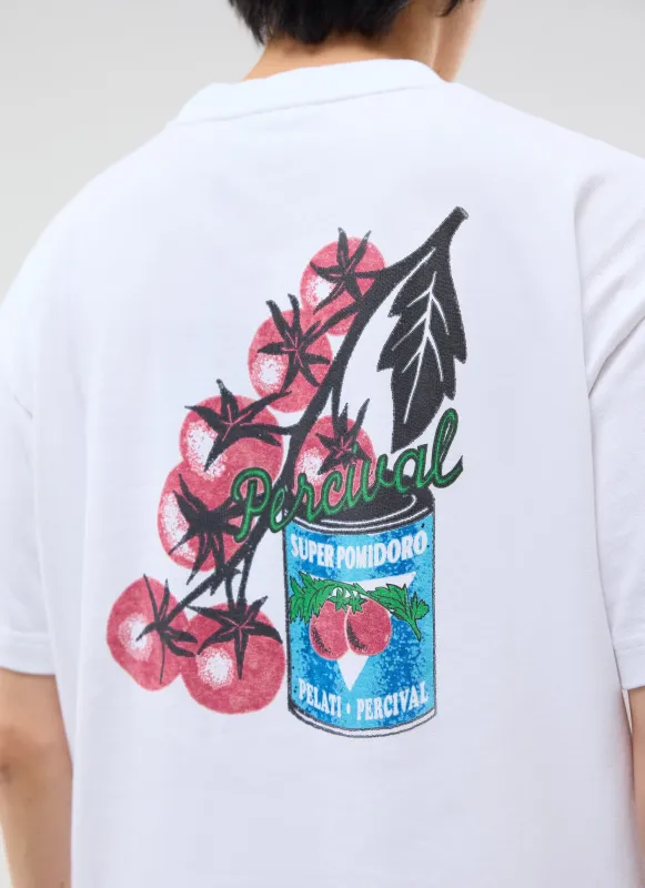Pomodoro Oversized T Shirt | Organic Cotton | White sold by Percival