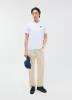 Embroidered Olive T Shirt | White sold by Percival