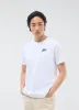 Embroidered Olive T Shirt | White sold by Percival