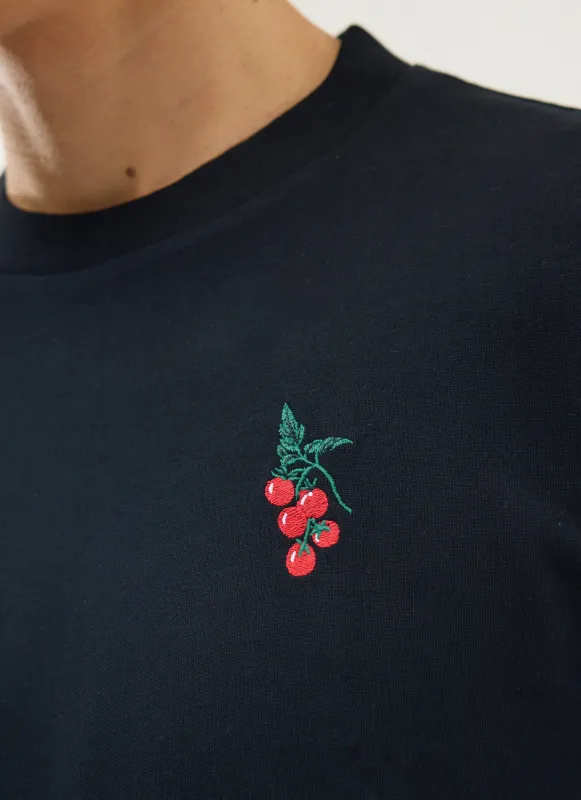Tomato T Shirt | Organic Cotton | Black sold by Percival