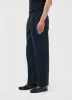Wide Leg Trousers | Linen | Black sold by Percival