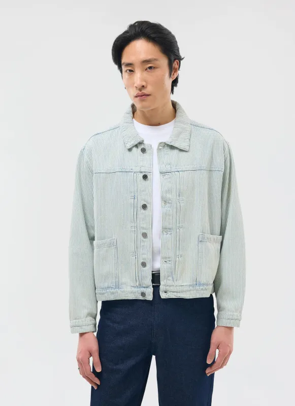 Bormio Jacket | Cotton | Hickory Stripe sold by Percival