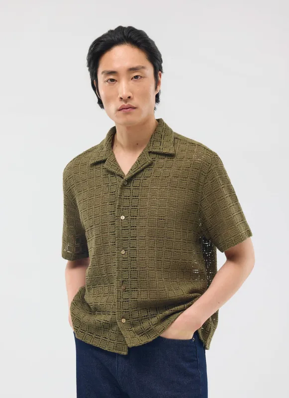 Patta Shibori Shortsleeve Shirt (Odyssey Gray) | Parallel