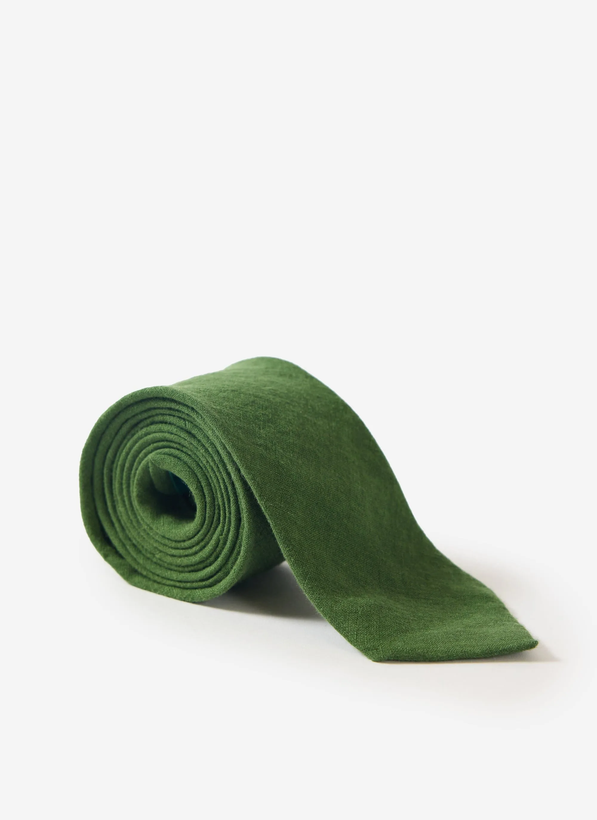 Linen Tie | Forest Green sold by Percival