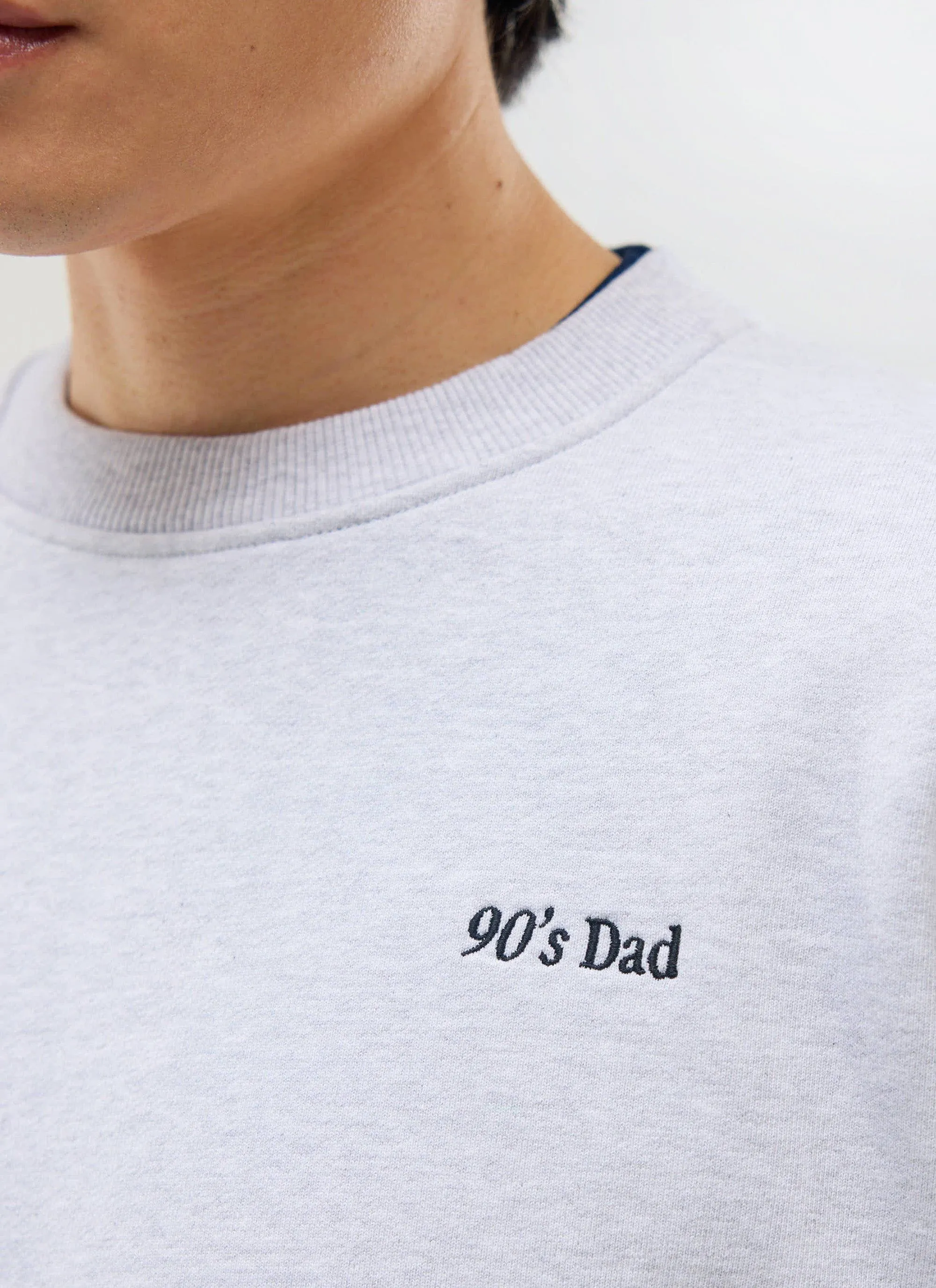 90's Dad Sweatshirt | Cotton | Athletic Grey sold by Percival