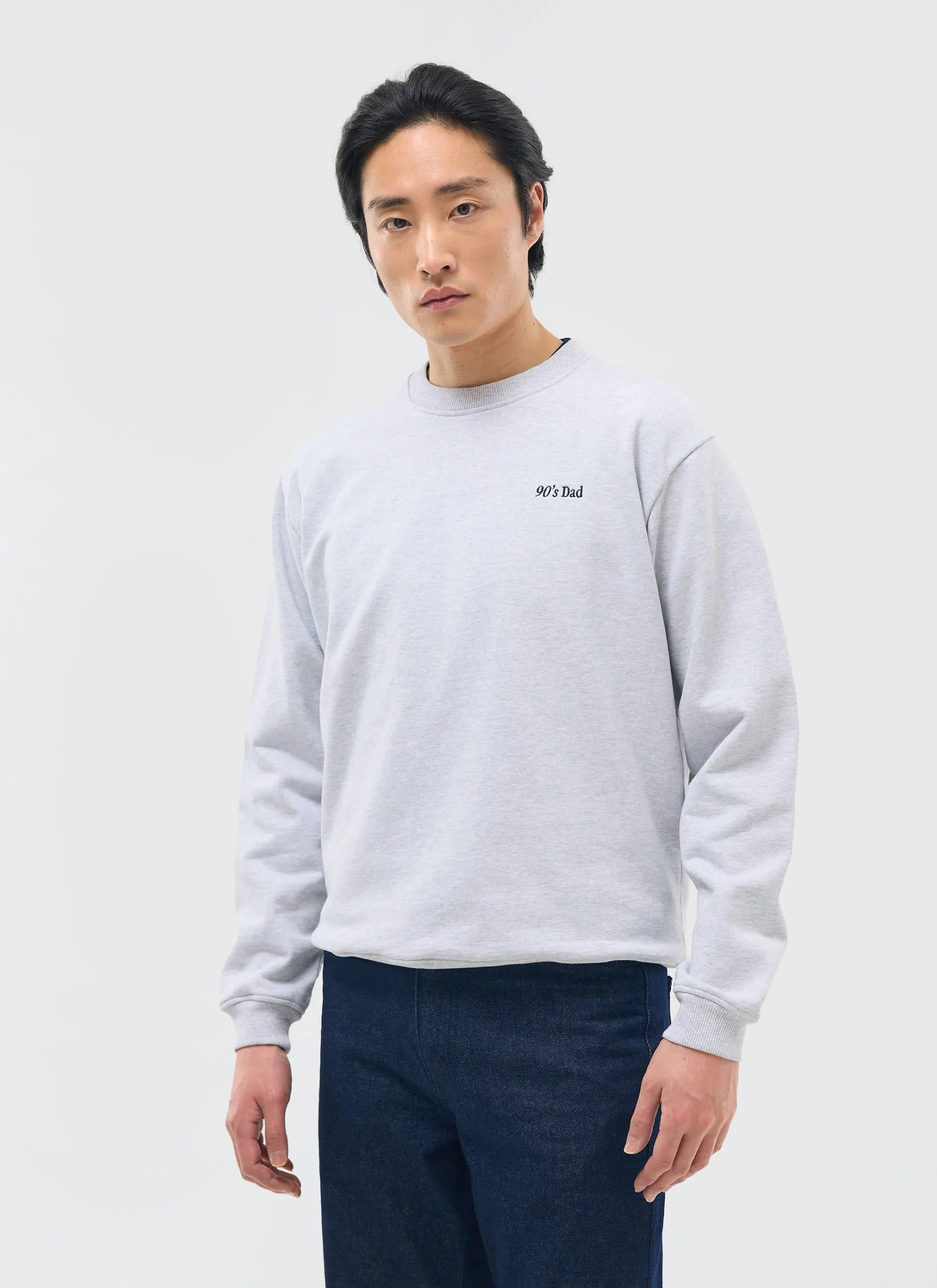 90's Dad Sweatshirt | Cotton | Athletic Grey sold by Percival product image thumbnail 2