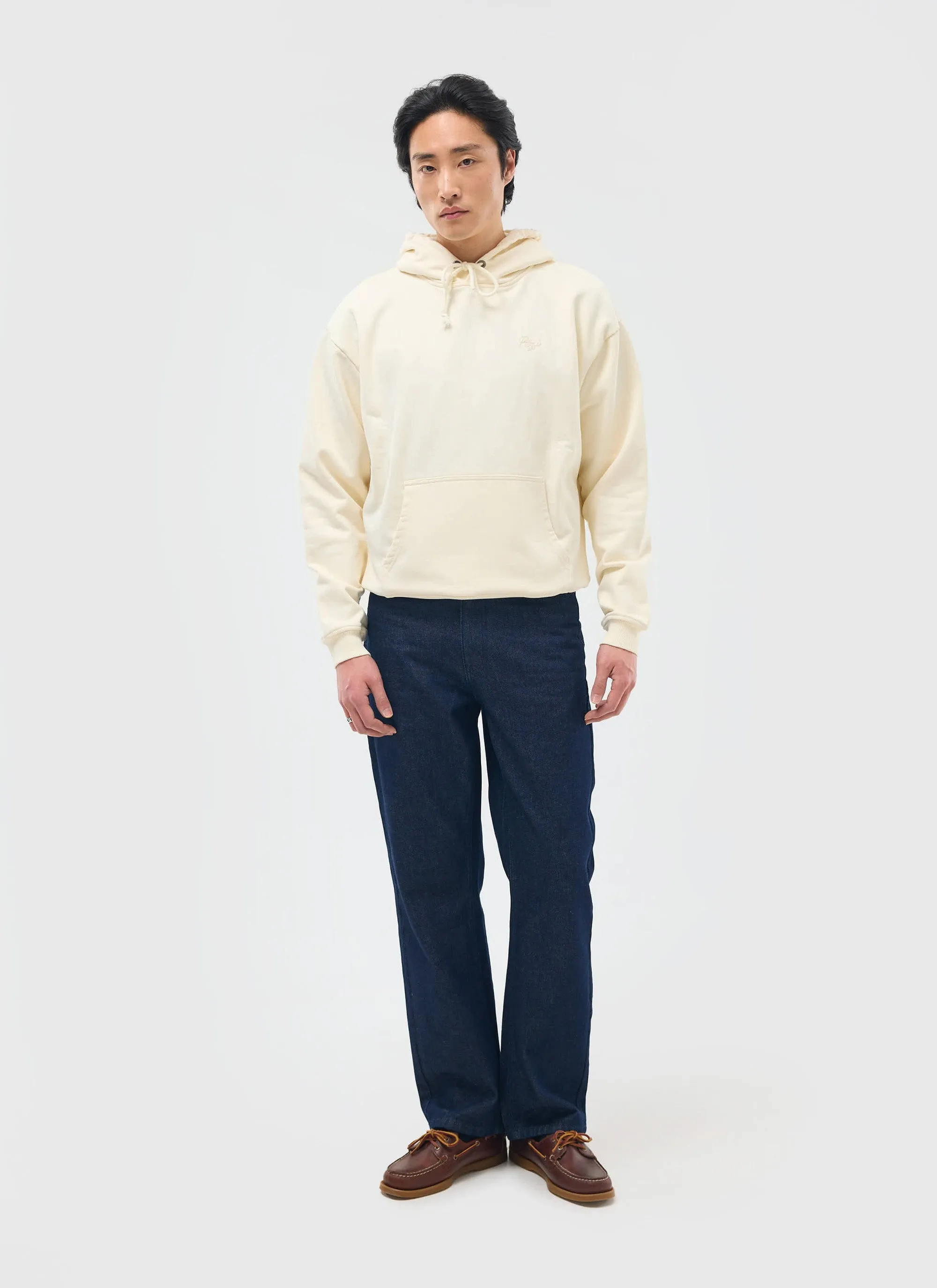 Perci Chainstitch Hoodie | Cotton | Ecru sold by Percival product image thumbnail 3