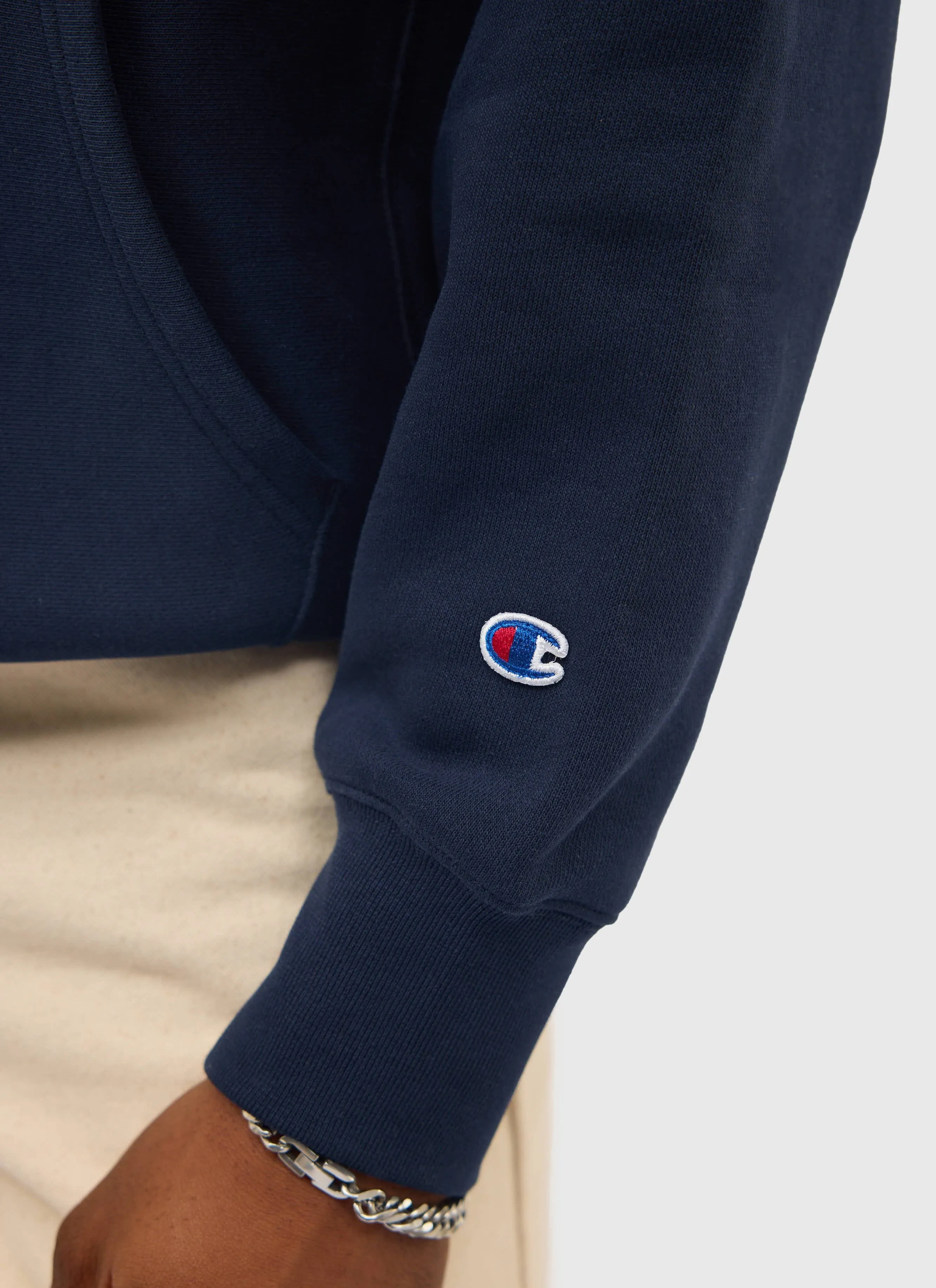 Campus Hoodie | Percival and Champion | Navy sold by Percival product image thumbnail 4
