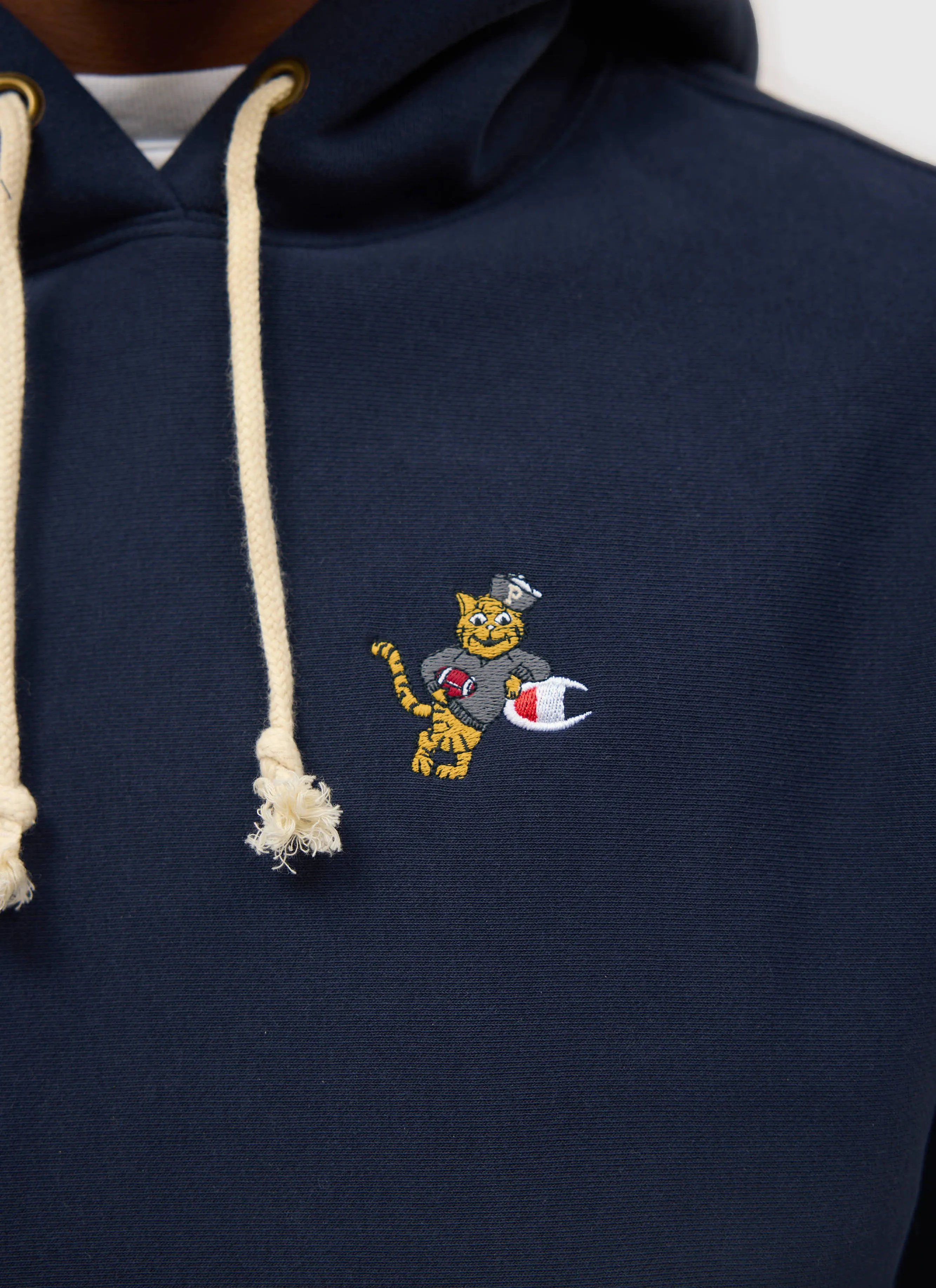 Tiger Mascot Hoodie | Percival and Champion | Navy sold by Percival