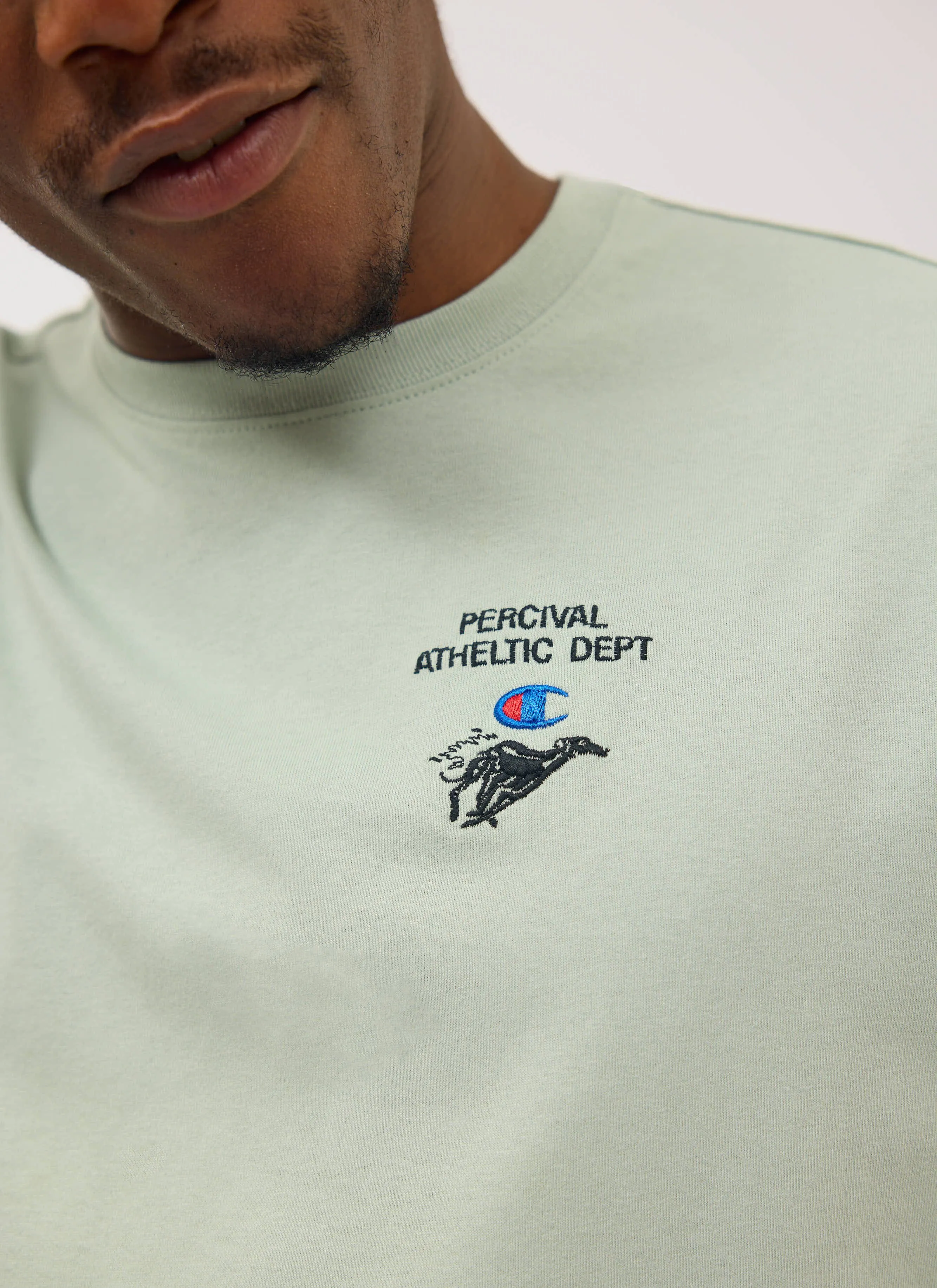 Speed Greyhound Oversized T Shirt | Percival and Champion | Cargo Olive sold by Percival product image thumbnail 4