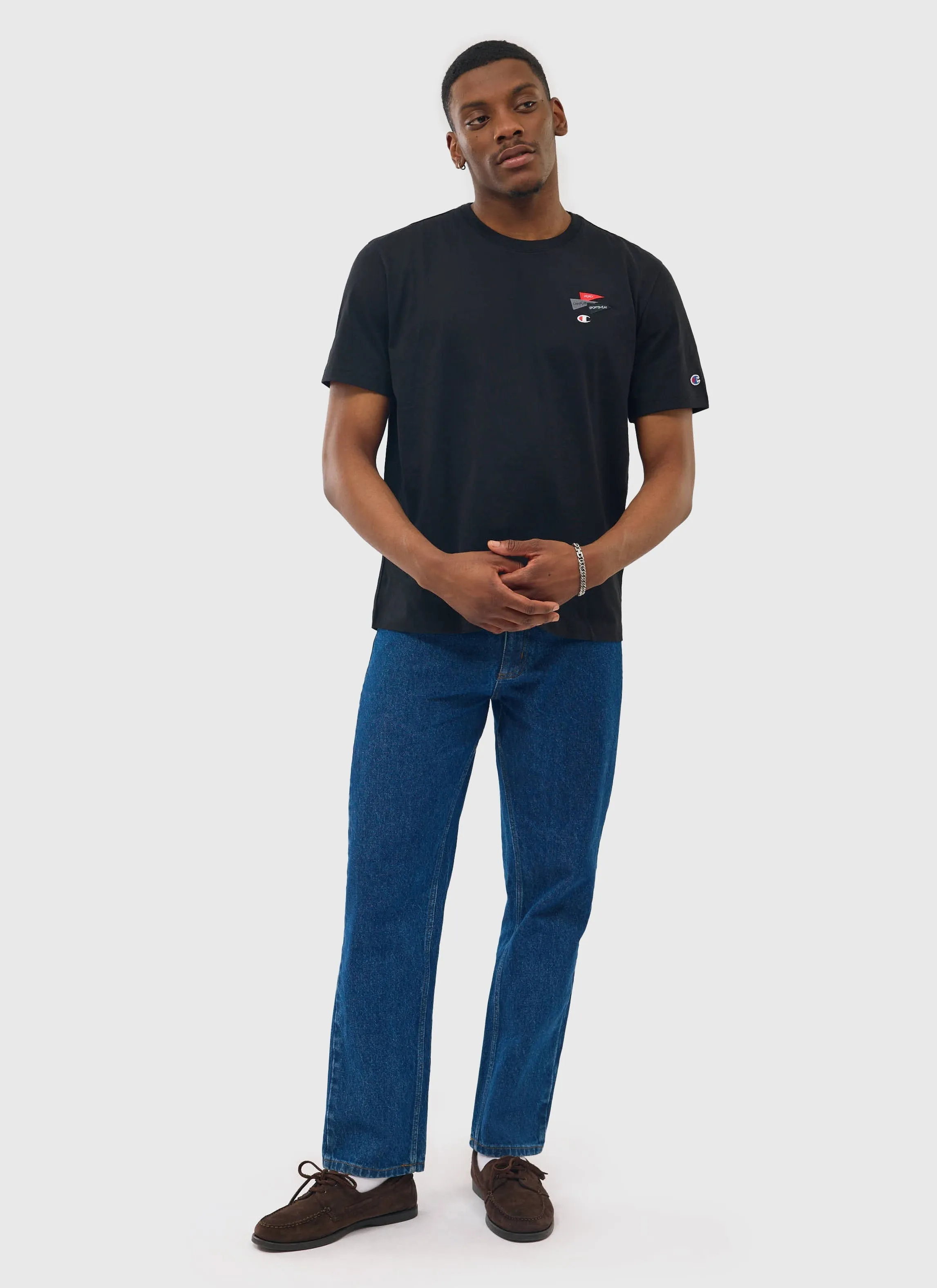 Campus Regular Fit T Shirt | Percival and Champion | Black sold by Percival product image thumbnail 5