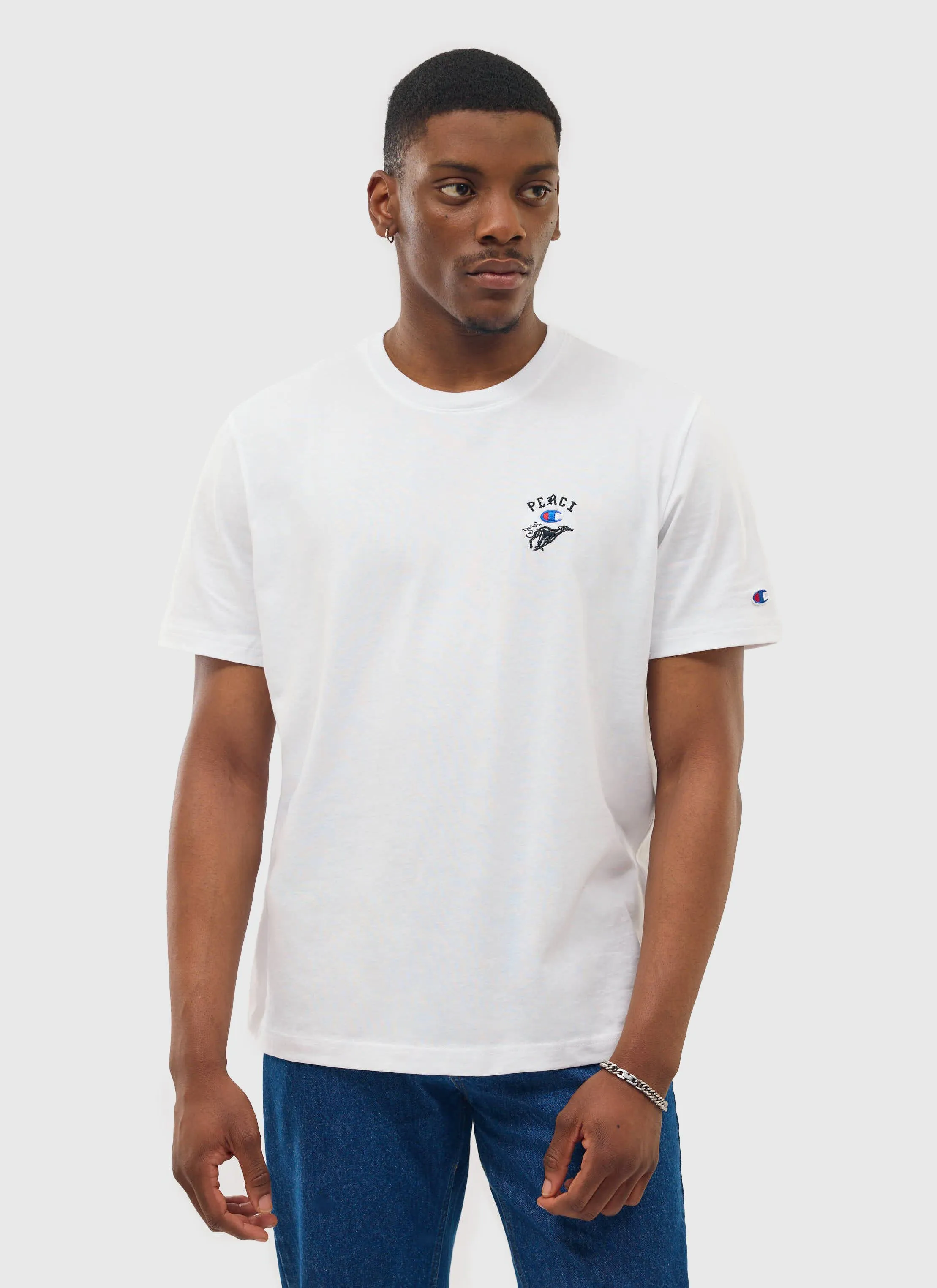 Speed Greyhound Regular Fit T Shirt | Percival and Champion | White sold by Percival product image thumbnail 2