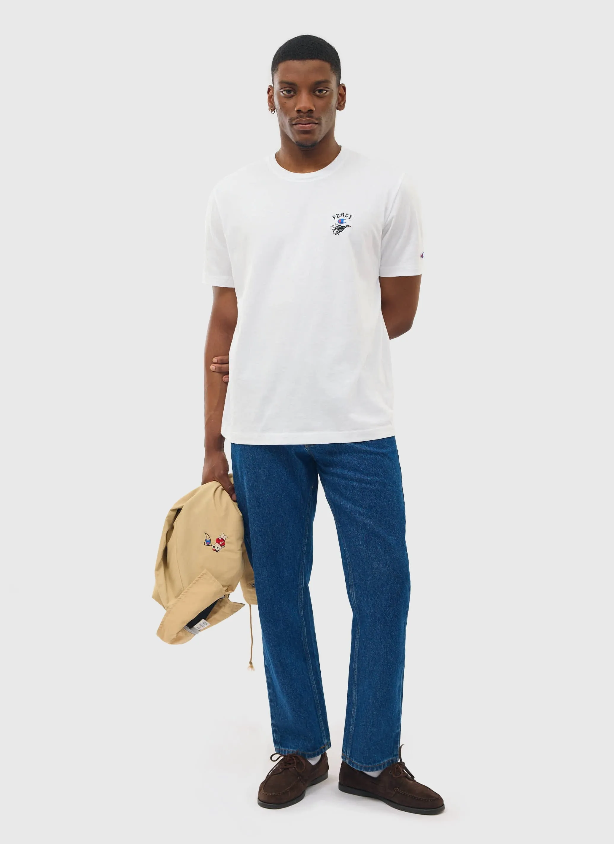 Speed Greyhound Regular Fit T Shirt | Percival and Champion | White sold by Percival product image thumbnail 5