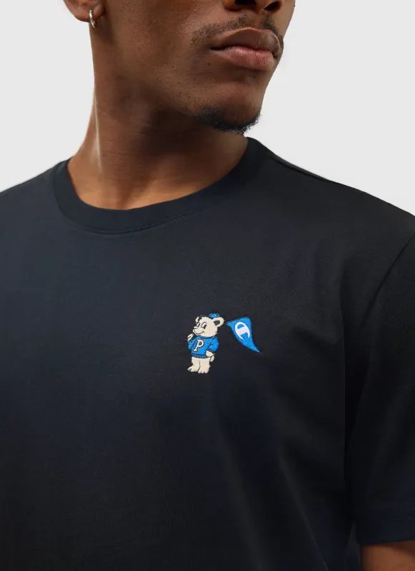 Bear Mascot Regular Fit T Shirt | Percival and Champion | Black sold by Percival