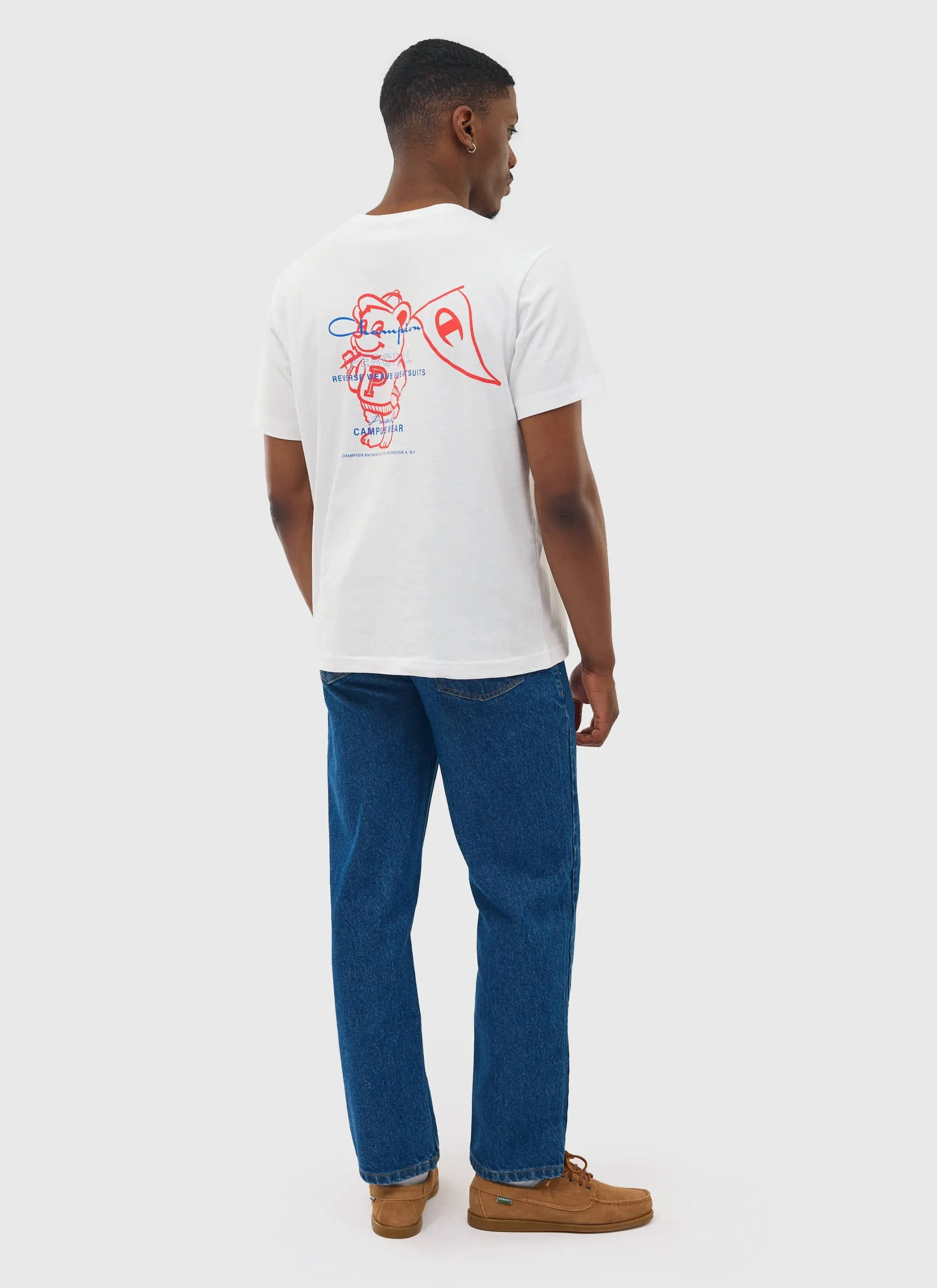 Bear Mascot Regular Fit T Shirt | Percival and Champion | White sold by Percival product image thumbnail 2