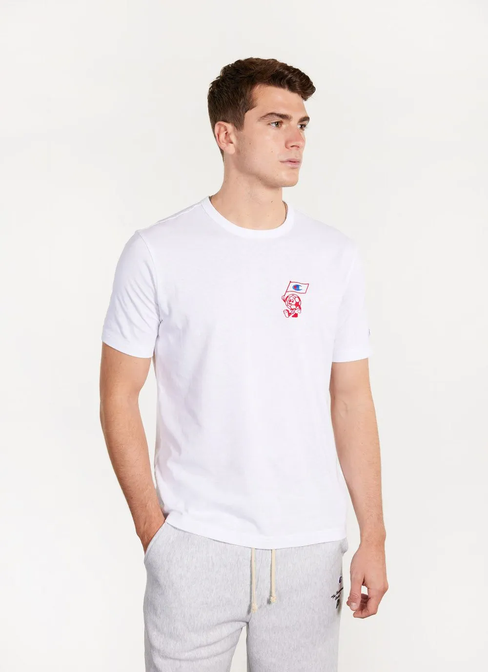 Mascot T Shirt | Champion and Percival | White sold by Percival product image thumbnail 3