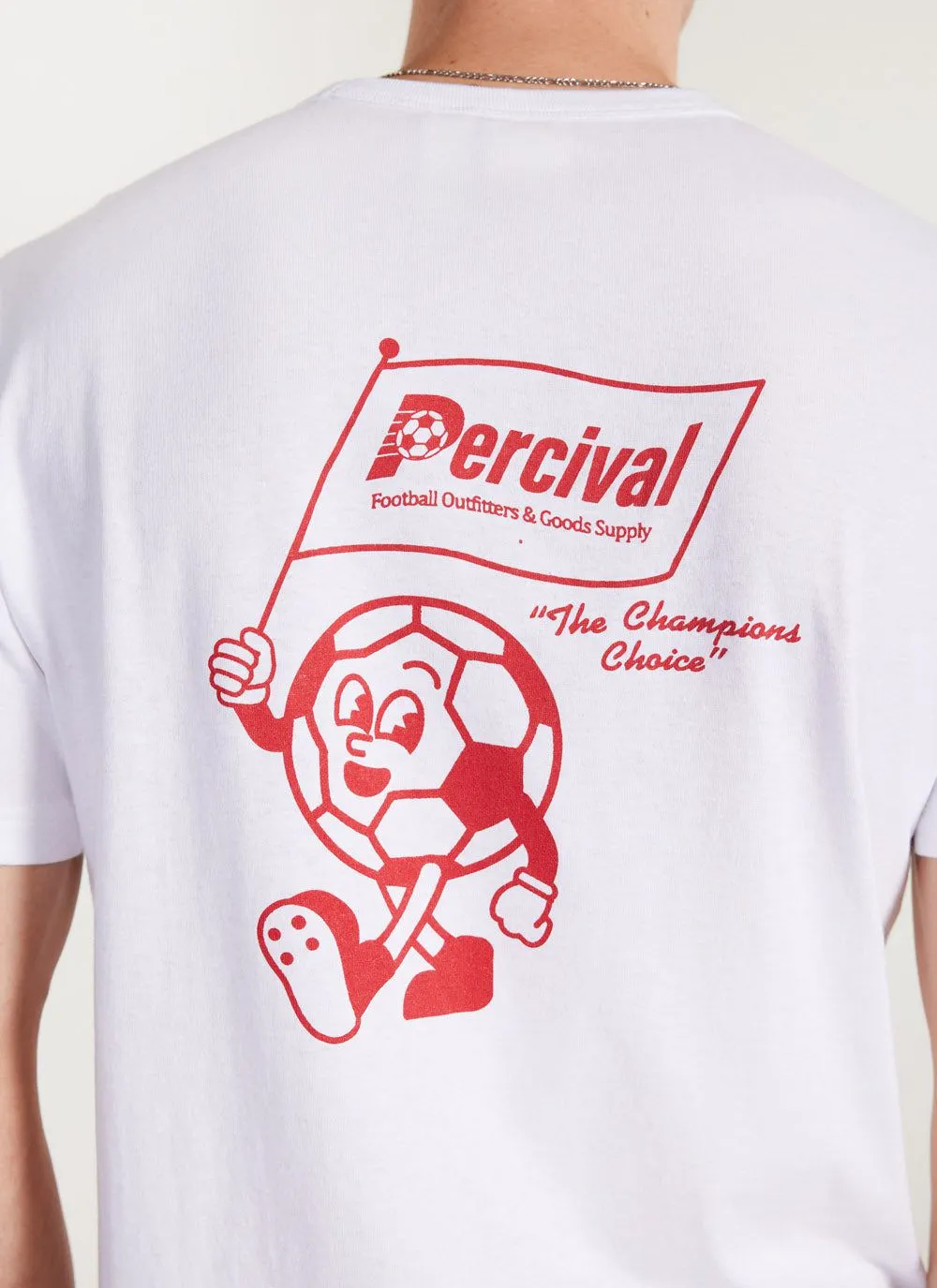 Mascot T Shirt | Champion and Percival | White sold by Percival product image thumbnail 4