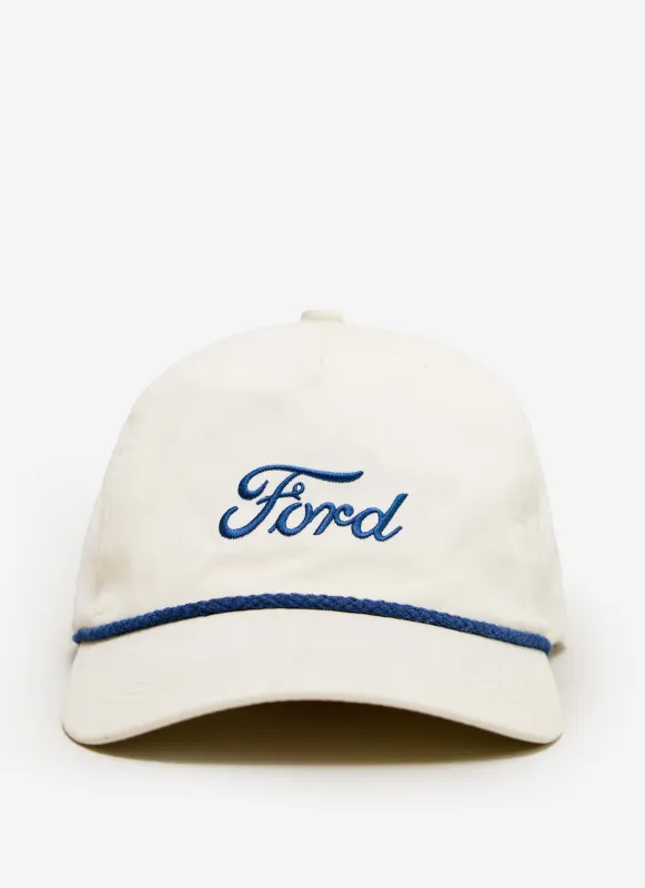 Soft Trucker Cap | Percival x Ford | Ecru sold by Percival