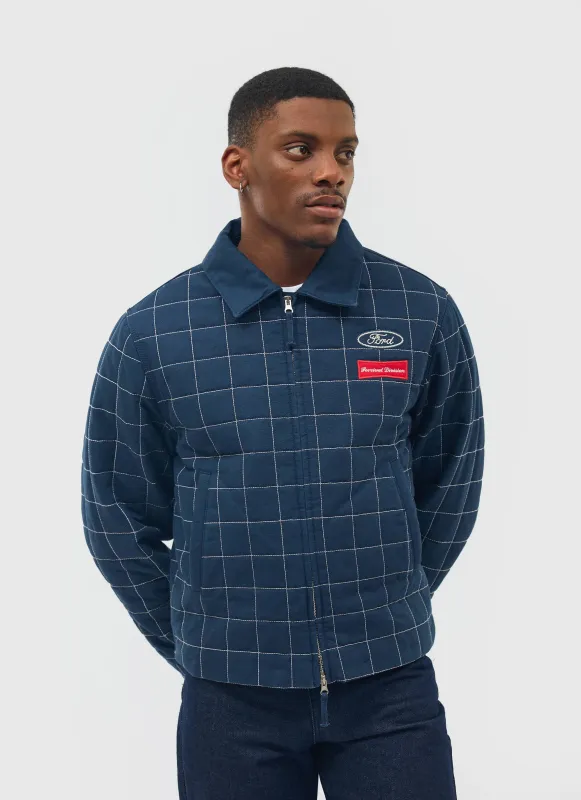 Garage Harrington Jacket | Percival x Ford | Navy sold by Percival