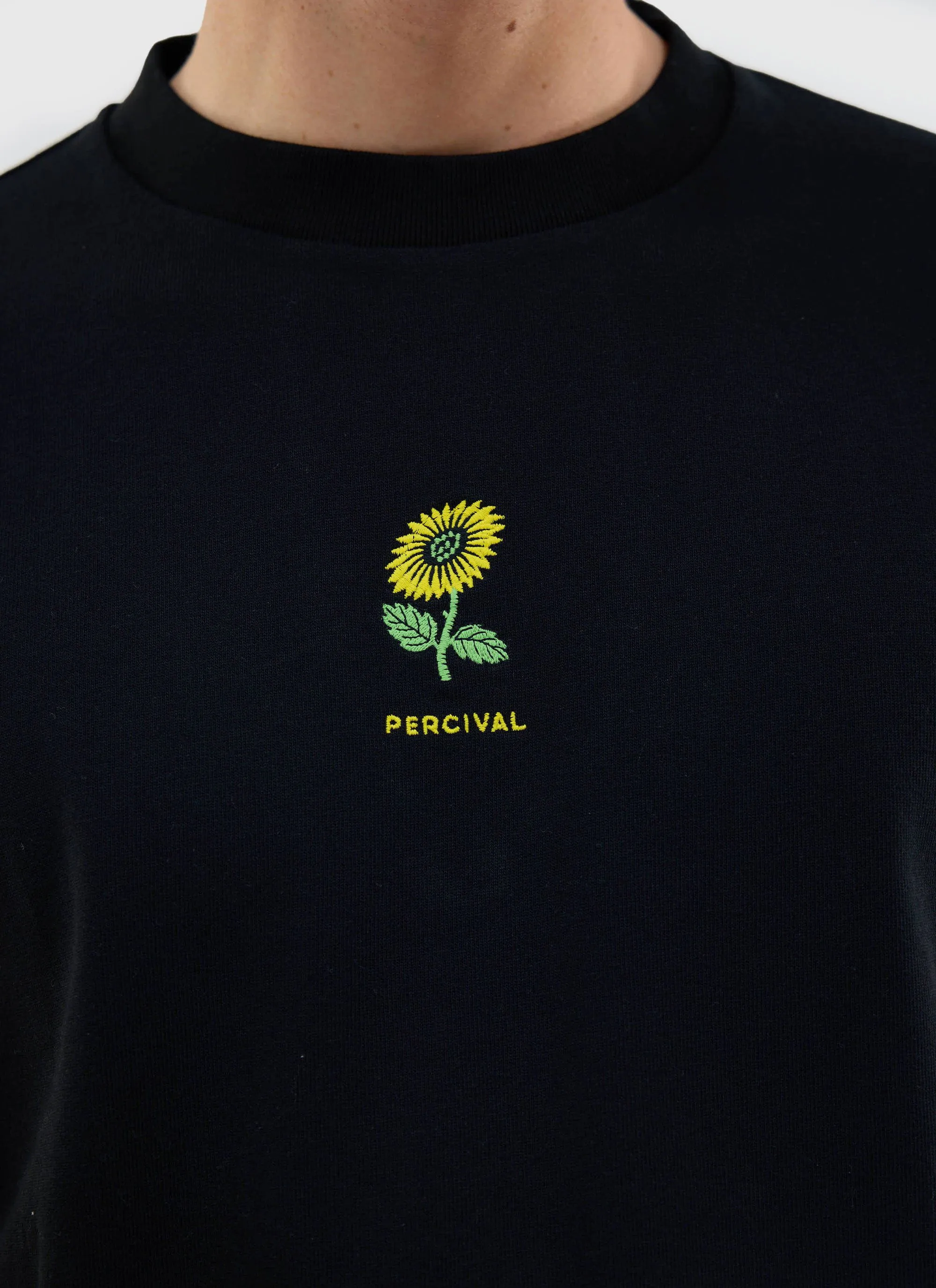 Nature Reserve Oversized T Shirt | Organic Cotton | Black sold by Percival product image thumbnail 2